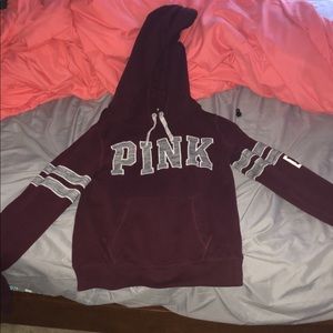 Maroon pink hoodie